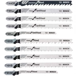 Lame De Scie Sauteuse Pour Le Métal Lame De Scie Sauteuse Bosch Clean Precision Set De 10 Pièces