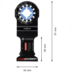 Lame Pour Outils Multifonction Lame Acier Et Inox - Expert MetalMax AIZ 32 AIT Bosch - 32 X 40 Mm -Outil de coupe Soldes Magasin 2 110