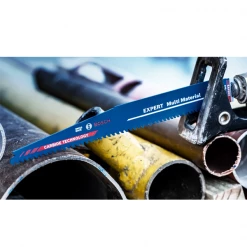 Lame De Scie Sabre Bois Et Métal Lame De Scie Sabre Multi-matériaux - Expert S 1256 XHM Bosch -Outil de coupe Soldes Magasin 3 113