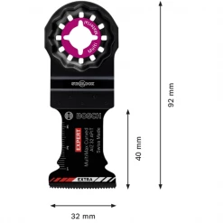 Lame Pour Outils Multifonction Lame Multi-matériaux - Expert MultiMax AIZ 32 APIT Bosch - 32 X 40 Mm -Outil de coupe Soldes Magasin 3 129