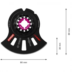 Lame Segment Starlock Multi-matériaux - Expert ACZ 105 Bosch -Outil de coupe Soldes Magasin 3 132
