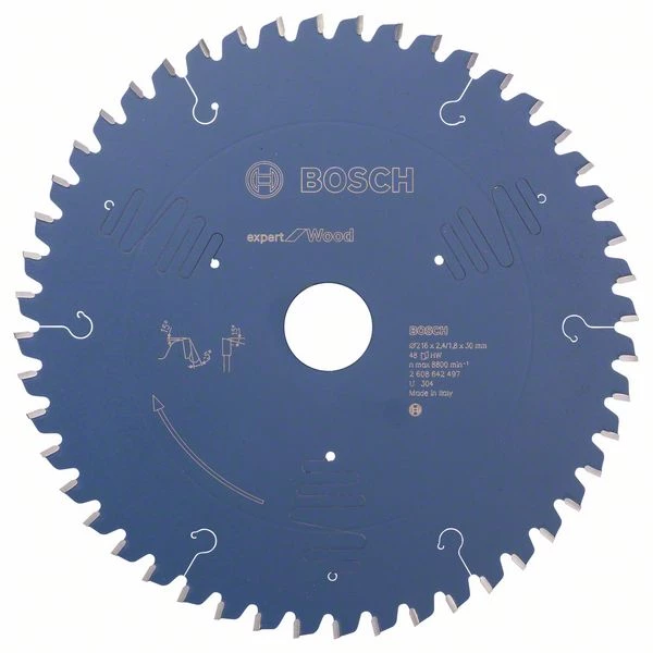 Lame De Scie Circulaire Bois ø 216 Mm Lame Scie Circulaire Bois Bosch Expert For Wood 216x30x2,4 Mm 48 Dents 2 Lame De Scie Circulaire Bois ø 216 Mm Lame Scie Circulaire Bois Bosch Expert For Wood 216x30x2,4 Mm 48 Dents – Image 2