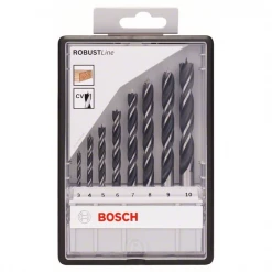 Coffrets De Mèches à Bois Coffret De 8 Mèches à Bois Hélicoïdales Bosch 3 4 5 6 7 8 9 Et 10 Mm