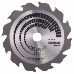 Lame De Scie Circulaire Bois ø 160 Mm Lame Scie Circulaire Bois Bosch Construct Wood 160 Mm X 20 Mm 12 Dents