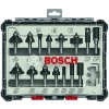 Coffret De Fraise Et Mèche Pour Défonceuse Fraise Mixte Bosch Queue De 8 Mm En Coffret De Démarrage De 15 Outils