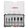 Coffret De Fraise Et Mèche Pour Défonceuse Fraise Droite à Rainurer Bosch Queue 8 Mm Diamètre 6 à 20 Mm Coffret 6