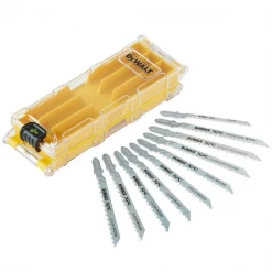 Assortiment De Lame De Scie Sauteuse Lame De Scie Sauteuse Bois Dewalt DT2296-QZ En Coffret De 10 Lames