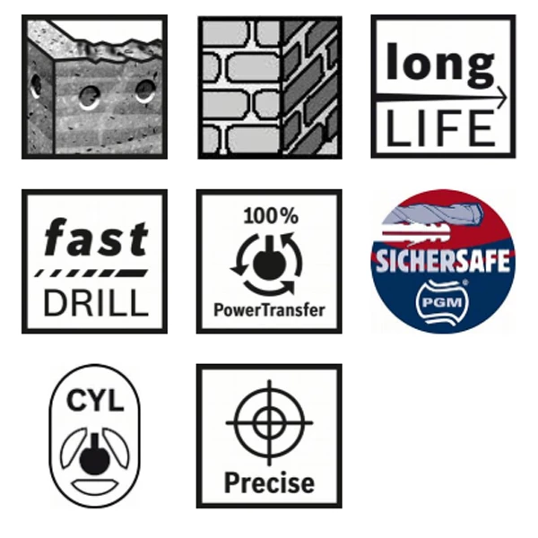 Assortiment Foret Béton Foret à Béton Bosch Robust Line CYL-5 7 Forets De 4 à 10 Mm 2608588167 2 Assortiment Foret Béton Foret à Béton Bosch Robust Line CYL-5 7 Forets De 4 à 10 Mm 2608588167 – Image 2