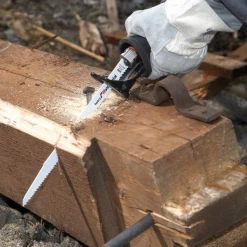 Lame De Scie Sabre Matériaux Isolants Et Matériaux Lame Scie Sabre Bois Métal Bosch S1210VF Wood And Metal 300x22x1,6mm X5 -Outil de coupe Soldes Magasin decoupe bois metal 2