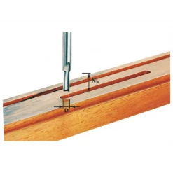 Fraise Et Disque Pour Affleureuse Fraise à Rainurer Queue De 8 Mm HW S8 Ø18 X 30 Mm : Festool 490969