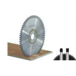 Lame De Scie Circulaire Bois ø 260 Mm Lame De Scie Spéciale Lamine HW D 260 Ep 2.5 Al 30 TF64 Festool 494606