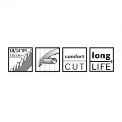 Lame De Scie Sabre Bois Et MĂ©tal Lame Scie Sabre Bois Métal Bosch S1122VF Wood Metal 225x19x0,9mm Lot X 5