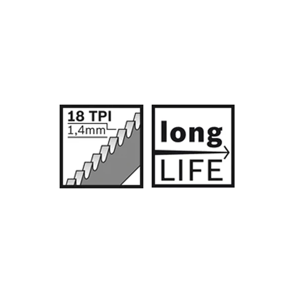 Lame De Scie Sabre Pour Le Métal Lame De Scie Sabre Métal Bosch S522EF BIM Metal 100x19x0,9mm - Lot De 5 3 Lame De Scie Sabre Pour Le Métal Lame De Scie Sabre Métal Bosch S522EF BIM Metal 100x19x0,9mm - Lot De 5 – Image 3