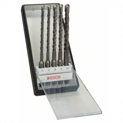 Assortiment Foret Béton Coffret De 5 Forets Béton SDS Plus-5 Bosch De 6 à 10 Mm X 165 Mm -Outil de coupe Soldes Magasin for4 1