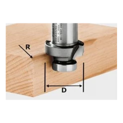 Fraise Et Disque Pour Affleureuse Fraise à Moulurer HW R2-OFK 500 27mm Pour Moulure 2mm Festool 490092
