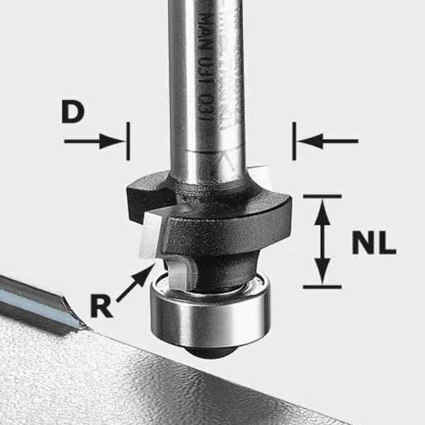 Fraise Et Disque Pour Affleureuse Fraise Moulurer Festool S8 HW R2 D20-KL OFK Queue Ø 8 Mm Rayon 2 Mm 2 Fraise Et Disque Pour Affleureuse Fraise Moulurer Festool S8 HW R2 D20-KL OFK Queue Ø 8 Mm Rayon 2 Mm – Image 2