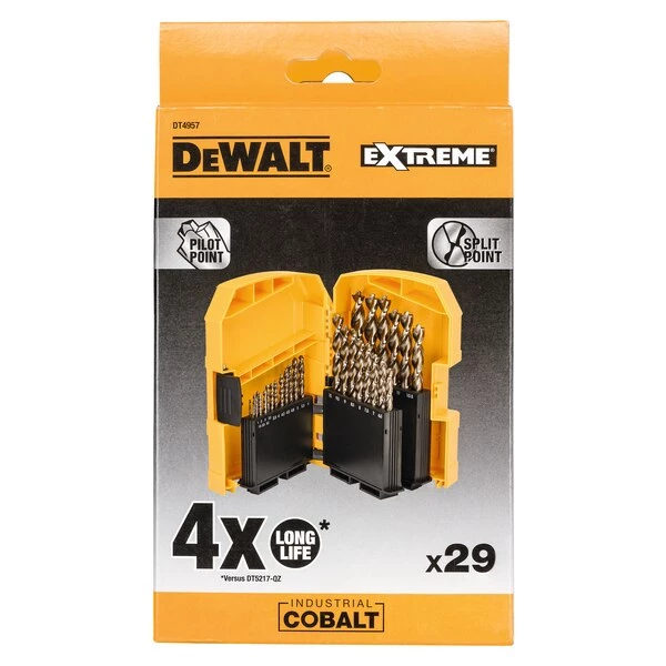Coffret De Foret Métaux Coffret De 29 Forets à Métaux Dewalt DT4957-QZ HSS-CO - 1 à 13 Mm 2 Coffret De Foret Métaux Coffret De 29 Forets à Métaux Dewalt DT4957-QZ HSS-CO - 1 à 13 Mm – Image 2