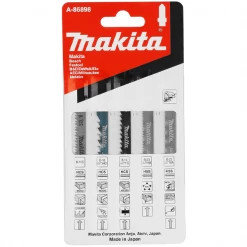Assortiment De Lame De Scie Sauteuse Lame Scie Sauteuse Bois Et Métal Makita B10S B16 B13 B23 B22 - Lot De 5
