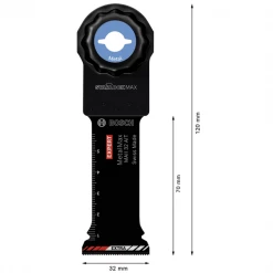 Bosch Lame Pour Outils Multifonction Lame Acier Et Inox - Expert MetalMax MAII 32 AIT - 32 X 70 Mm