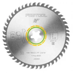Lame De Scie Circulaire Bois ø 190 Mm Lames De Scie Festool Denture Fine 190x2,4 FF W48