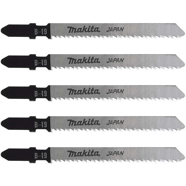 Lame De Scie Sauteuse Pour Le Bois Lame Scie Sauteuse Stratifié HCS B-19 Makita Sans éclats - Lot De 5 1 Lame De Scie Sauteuse Pour Le Bois Lame Scie Sauteuse Stratifié HCS B-19 Makita Sans éclats - Lot De 5