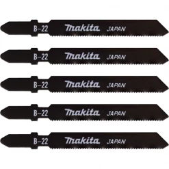Lame De Scie Sauteuse Pour Le Métal Lame Scie Sauteuse Métal Pvc Alu Inox HSS B-22 Makita - Lot De 5