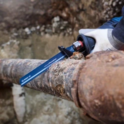 Lame De Scie Sabre Pour Le Métal Lame Scie Sabre Métal Bosch S1025HBF Heavy Metal 200x22x1,35mm Lot De 5 -Outil de coupe Soldes Magasin lame decoupe scie