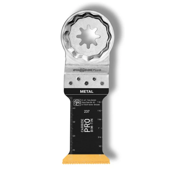 Fein Lame Pour Outils Multifonction Lame Scie Carbure E-Cut Carbide Pro Starlock Plus Matériaux Durs 60x32mm 5 Fein Lame Pour Outils Multifonction Lame Scie Carbure E-Cut Carbide Pro Starlock Plus Matériaux Durs 60x32mm – Image 5