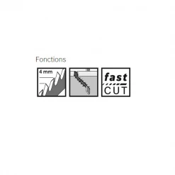 Lame De Scie Sauteuse Pour L'inox Ou L'aluminium Lame De Scie Sauteuse Bosch Bois T 344 D 152 Mm HCS 5 -Outil de coupe Soldes Magasin lame scie saut bosch d3