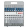 Lame De Scie Sauteuse Pour Le Métal Lame Scie Sauteuse T Bosch Basic For Metal Coffret De 10 Lames