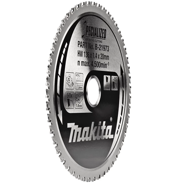 Lame De Scie Circulaire Métal ø 136 Mm Lame Scie Circulaire Métal Specialized Makita 136 X 20 Mm 50 Dents 2 Lame De Scie Circulaire Métal ø 136 Mm Lame Scie Circulaire Métal Specialized Makita 136 X 20 Mm 50 Dents – Image 2