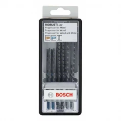 Assortiment De Lame De Scie Sauteuse Lame Scie Sauteuse T Bosch Robust Line Progressor Bois Métal Coffret 6