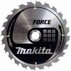 Lame De Scie Circulaire Bois ø 270 Mm Lame Carbure 24 Dents - Scie Circulaire Ø270 Mm Pour Découpe Bois - Makita B-08268 Mak Force