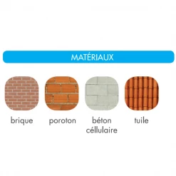 Diam Industries Couronnes Diamant Et Trépan Diamant Coffret SD-1300 M16 Couronnes Ø 42-68 Et 102mm Accessoires Inclus