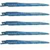 Lame De Scie Sabre Pour Le Métal Lame De Scie Recipro S-Express Bi-Métal 7-18 Dents Lot De 5 Pièces : Makita B-05038