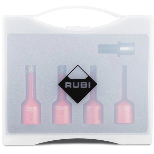 Couronnes Diamant Et Trépan Diamant 4 Trépans Ø 6, 8, 10, 12 Mm Et Adaptateur - Mini Drygres Rubi 4 Couronnes Diamant Et Trépan Diamant 4 Trépans Ø 6, 8, 10, 12 Mm Et Adaptateur - Mini Drygres Rubi – Image 4