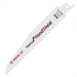 Lame De Scie Sabre Bois Et Métal Lame Scie Sabre Bois Métal Bosch S610VF Wood And Metal 150x22x1,6mm X5 -Outil de coupe Soldes Magasin s610vf