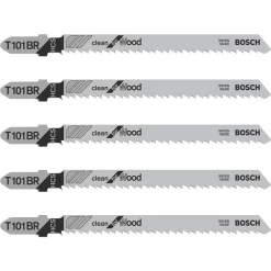 Lame De Scie Sauteuse Pour Le Bois Jeu De 5 Lames De Scie Sauteuse Pour Bois T 101 BR : Bosch 2608630014 8 Lame De Scie Sauteuse Pour Le Bois Jeu De 5 Lames De Scie Sauteuse Pour Bois T 101 BR : Bosch 2608630014 -Outil de coupe Soldes Magasin t101brx5