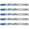 Lame De Scie Sauteuse Pour Le Métal Bosch Lame De Scie Sauteuse Pour Métal T 118 AF Jeu De 5 Lames : 2608634505