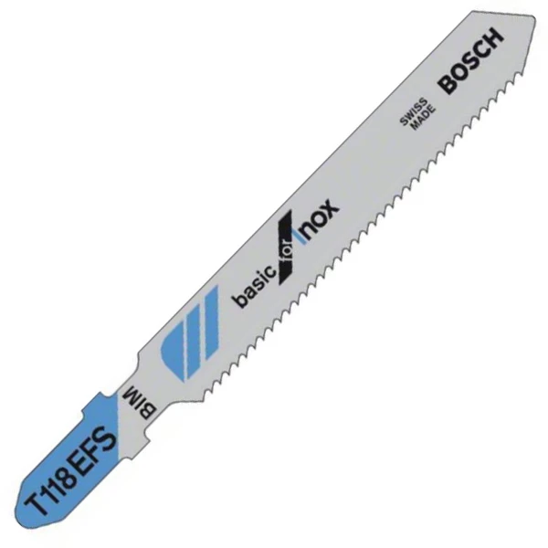 Lame De Scie Sauteuse Pour L'inox Ou L'aluminium Lame De Scie Sauteuse Bosch Inox T 118 EFS Jeu De 5 Lames 2608636497 1 Lame De Scie Sauteuse Pour L'inox Ou L'aluminium Lame De Scie Sauteuse Bosch Inox T 118 EFS Jeu De 5 Lames 2608636497
