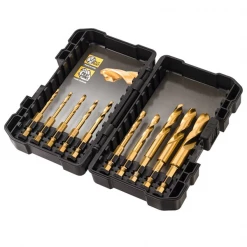 Coffret De Foret Métaux Coffret De 10 Forets à Métaux Dewalt DT50050-QZ HSS-TIN - 3 à 12 Mm